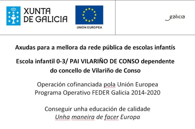 Axudas para a mellora da rede pública de escolas infantís