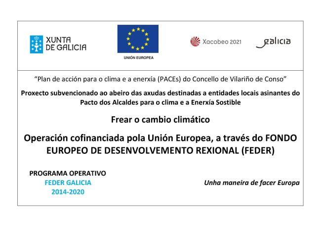 Plan de acción para o clima e a enerxía (PACEs) do Concello de Vilariño de Conso