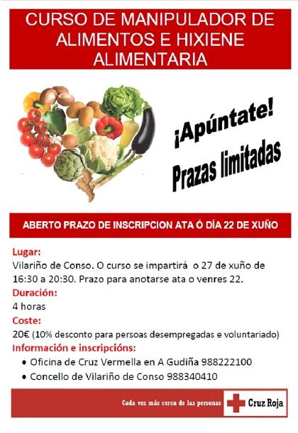 Curso de manipulador de alimentos e hixiene alimentaria