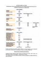 Novo horario liña de autobuses Vilariño