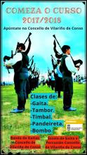Clases da Escola de Gaitas e Percusión do Concello de Vilariño de Conso